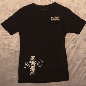 Aeropostale Black & Grey T-Shirt